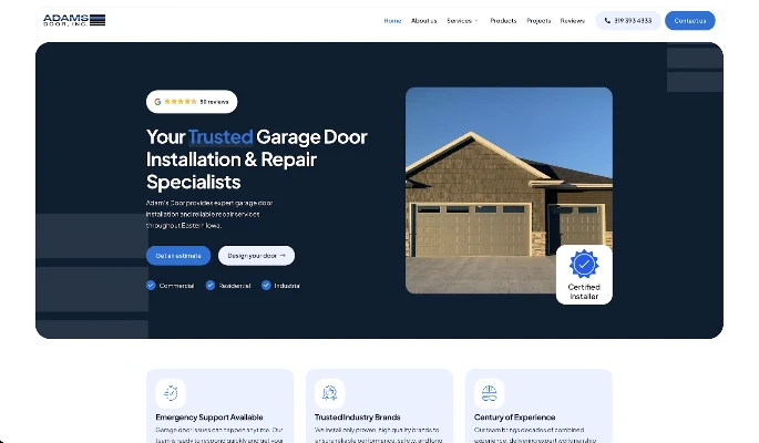 Adams Door Inc. Of Cedar Rapids