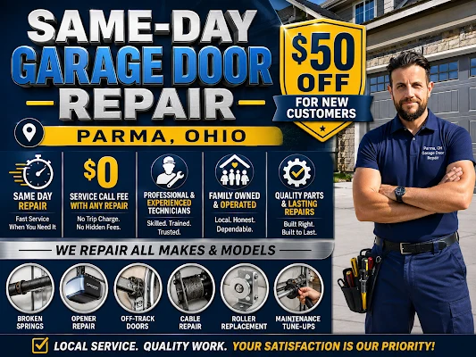 Parma Ohio Garage Door Repair