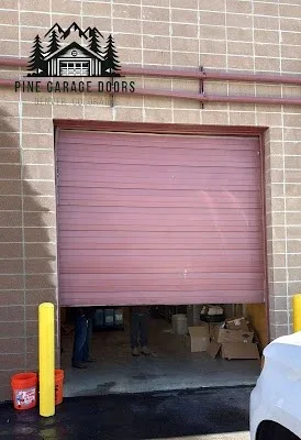Pine Garage Door